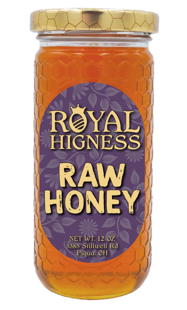 12oz Glass Honey Jar