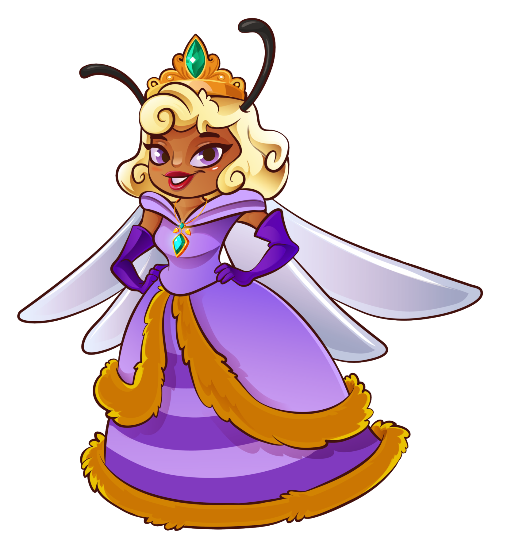 Queen Honey Bee Mascot